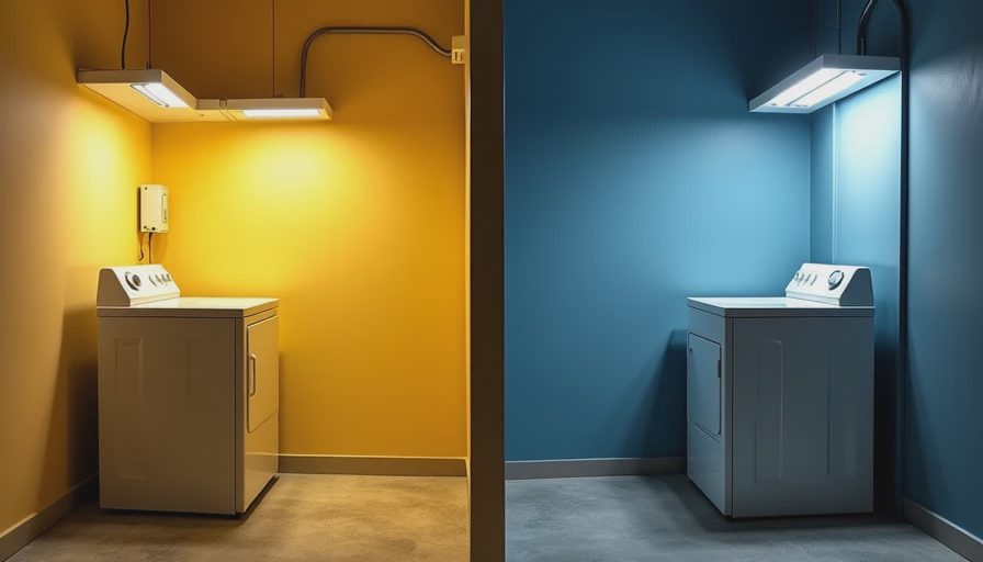Laundry Room Lighting: Functional vs. Depressing