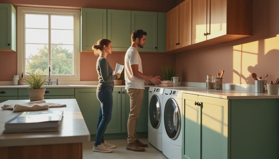 Visual context for laundry room renovation cost