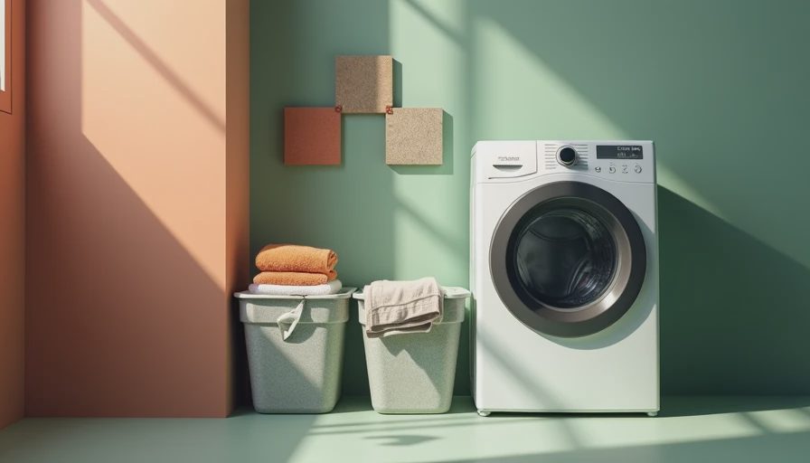 Illustration for basement laundry room renovations