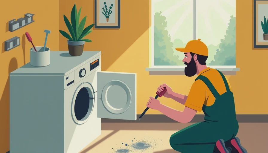 Illustration for diy dryer vent cleaning