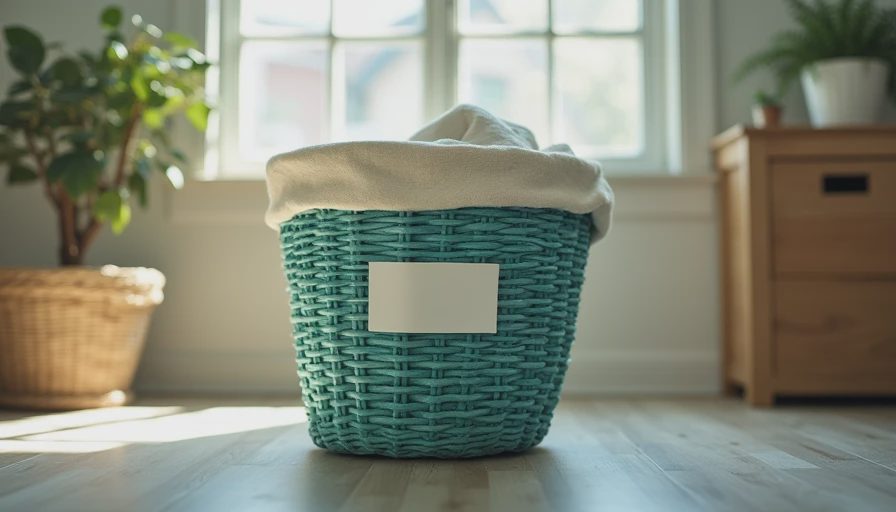 Visual context for laundry room organization