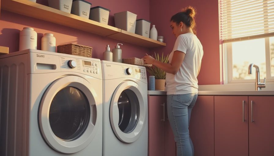 Visual context for laundry room storage ideas