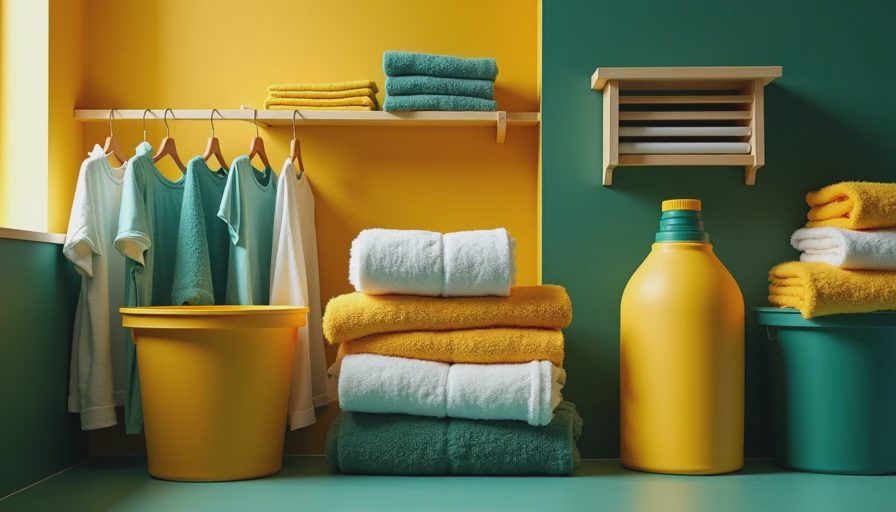 Visual context for laundry room organization ideas