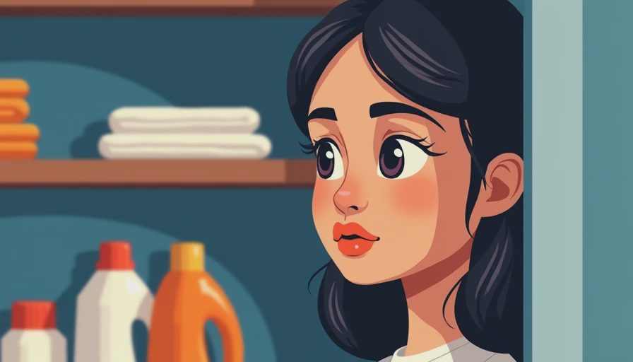 Illustration for laundry room shelves
